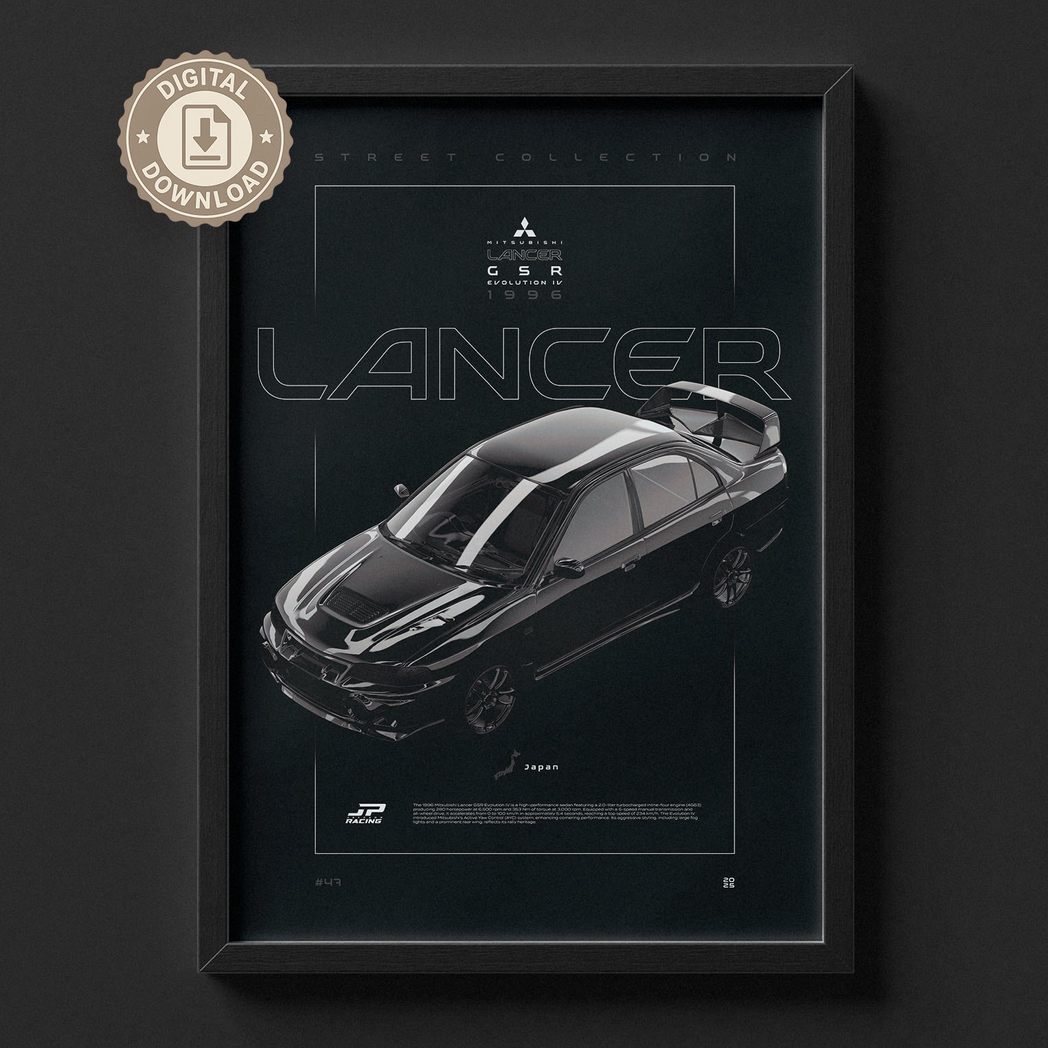 Mitsubishi Lancer GSR Evolution IV 1996