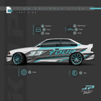 BMW E36 M3 1997 Wrap Mockup