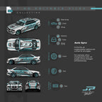 BMW E36 M3 1997 Wrap Mockup