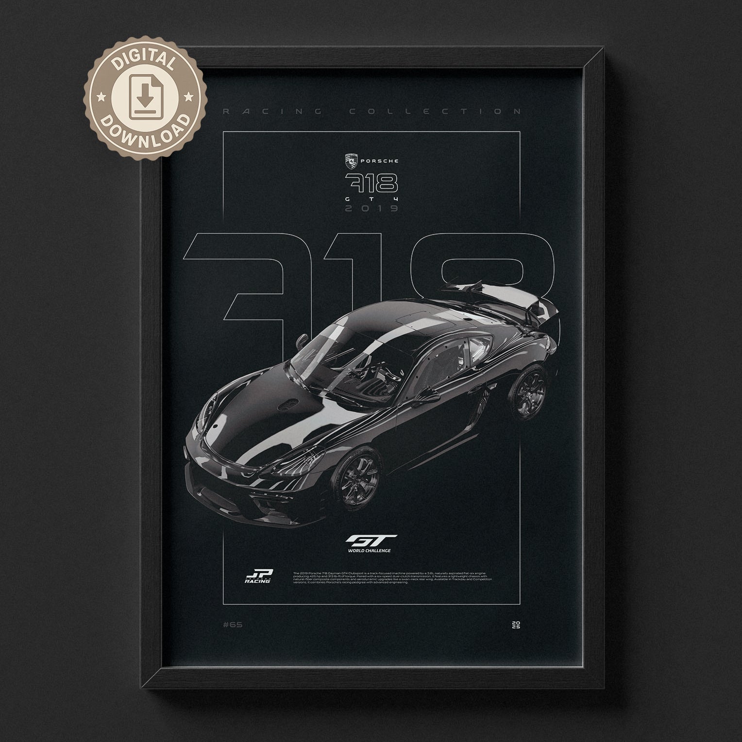 Porsche 718 Cayman GT4 Clubsport 2019