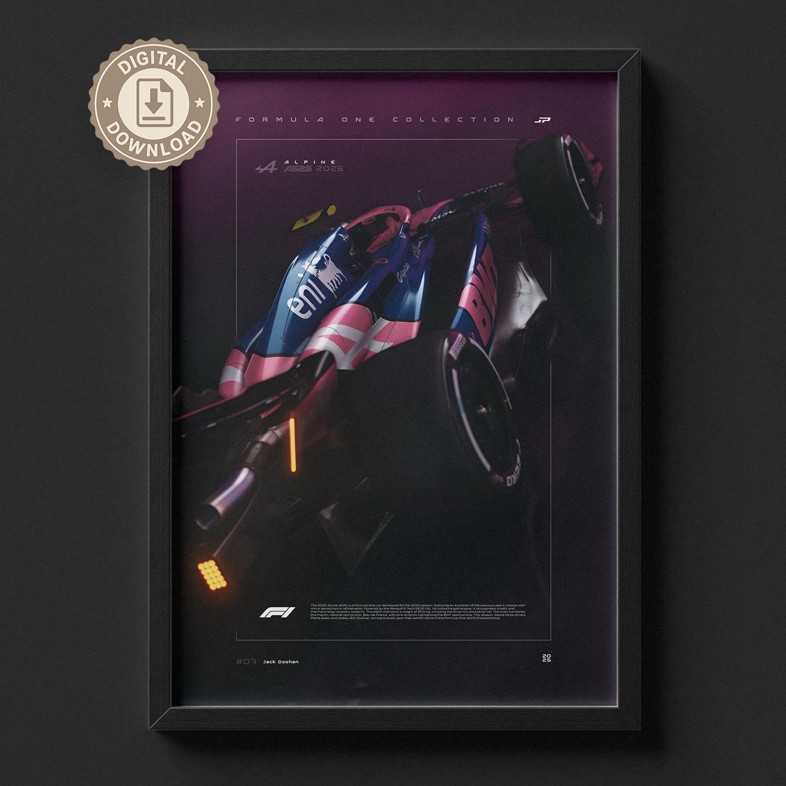Alpine A525 Formula One 2025