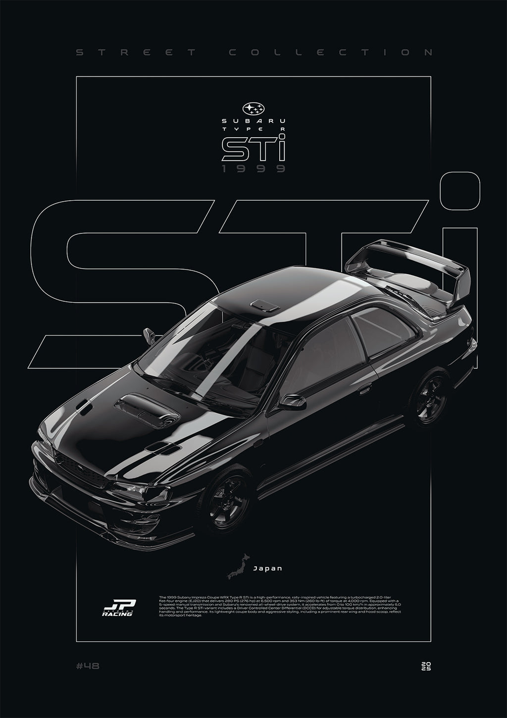 Subaru Impreza Coupe WRX Type R STi 1999